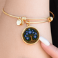 Celtic Tree of Life Pendant Bracelet - Morning Glory September Birth Flower Jewelry