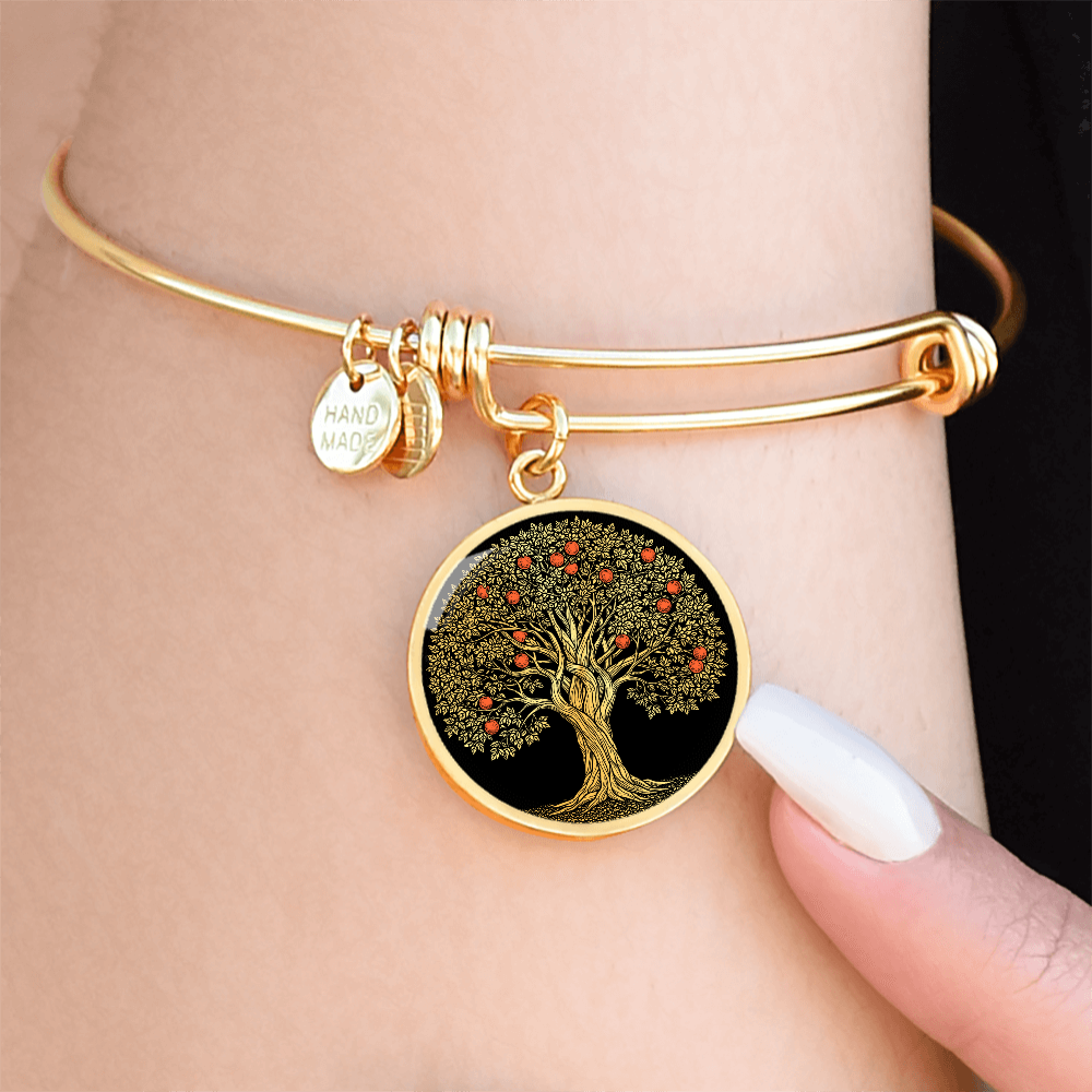 Orange Tree Bracelet - Symbolic Charm Pendant Jewelry