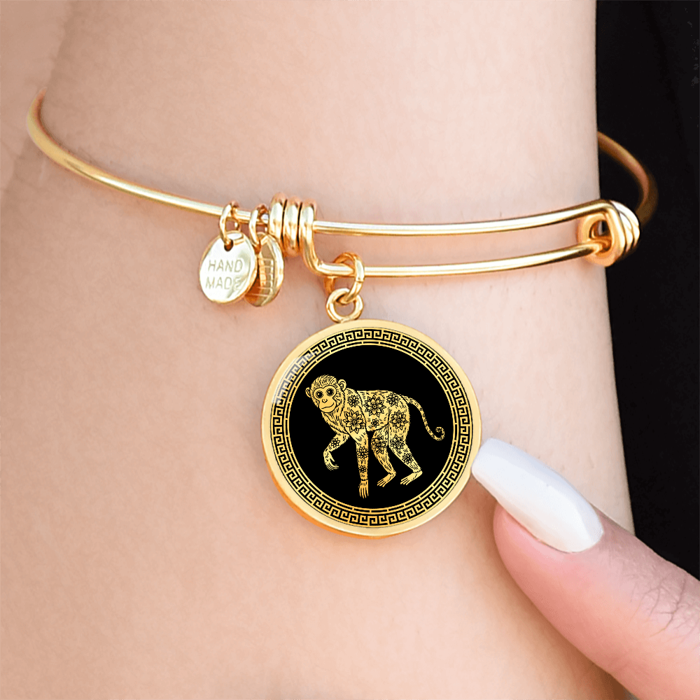 Monkey Bracelet Chinese Zodiac Animal Pendant Jewelry