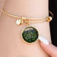 White Lily of the Valley Bracelet - May Birth Flower Pendant Jewelry