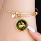 Goat and Horse Bracelet - Couples Chinese Zodiac Animal Pendant Jewelry