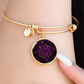 Purple Celtic Knot Bracelet - Romantic Pendant Jewelry