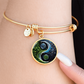 Nature & Circuit Yin Yang Pendant Bracelet