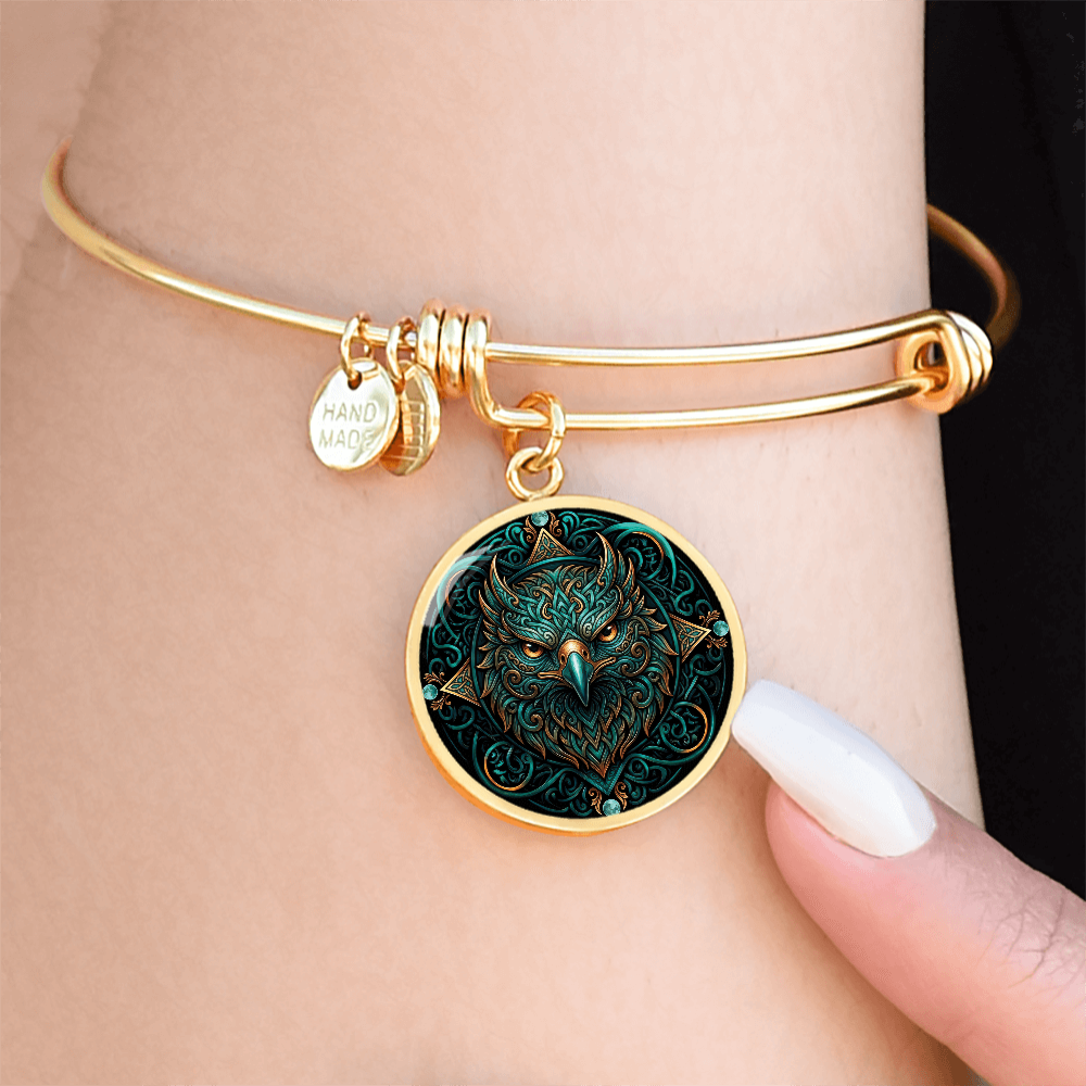 Celtic Hawk Bracelet – Symbolizing Vision and Spiritual Guidance