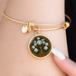 Celtic Tree of Life Pendant Bracelet - Narcissus December Birth Flower Jewelry