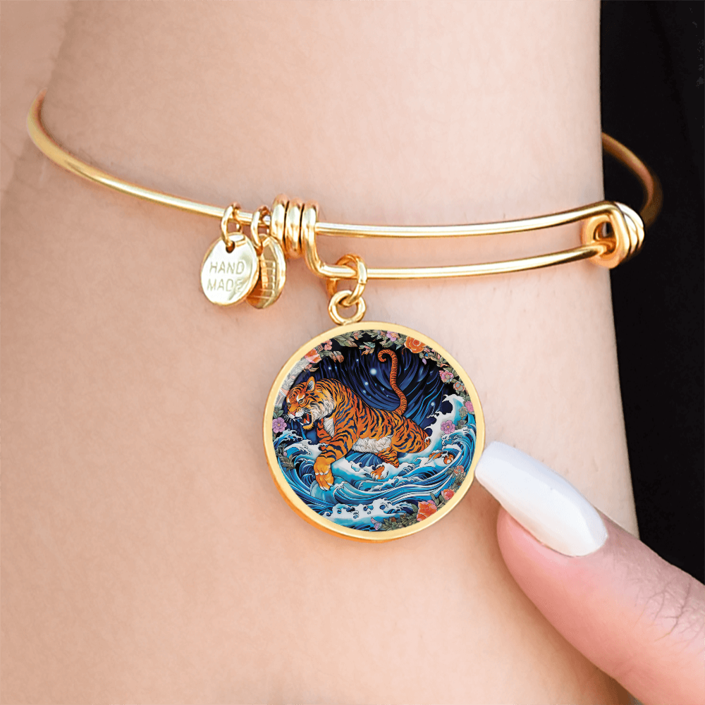 Year of the Tiger Bracelet - Chinese Zodiac Animal Pendant Jewelry