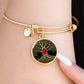 Tree of Life Bracelet - Red Birthstone Design