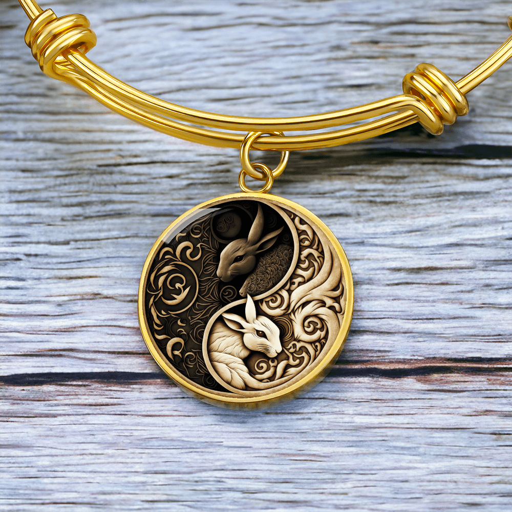 Yin Yang Rabbit Bracelet