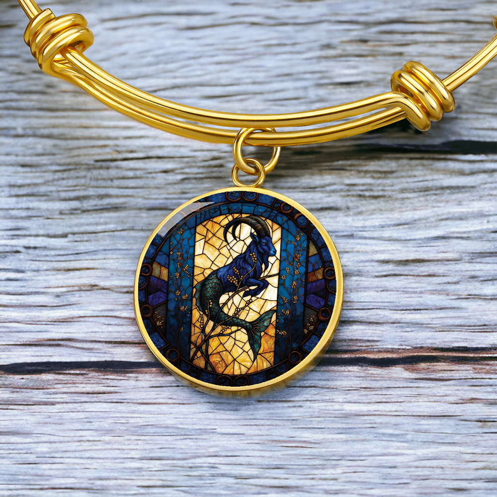 Capricorn Goat Bracelet - Zodiac Pendant Jewelry
