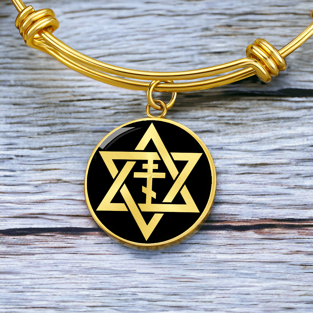 Star of David & Orthodox Cross Bracelet