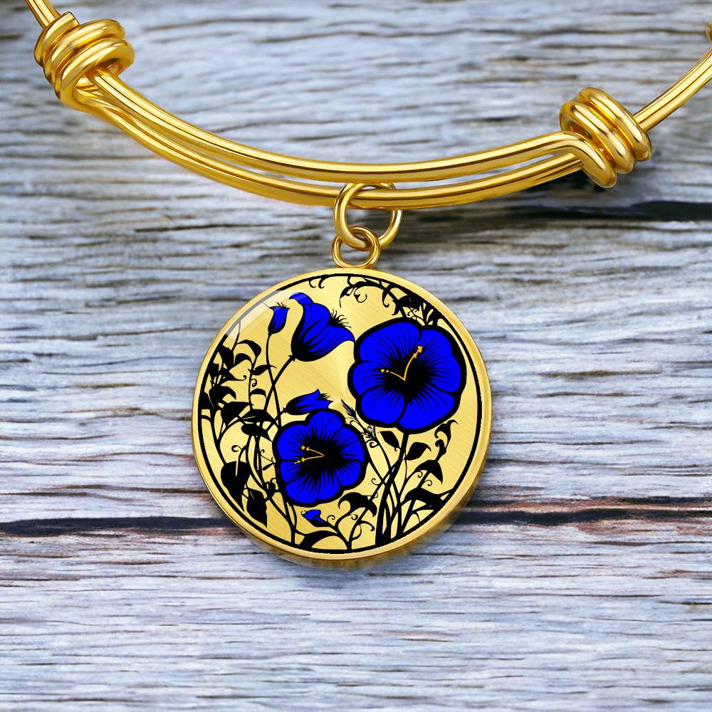 Blue Morning Glory Bracelet