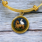 Rabbit and Horse Bracelet - Couples Chinese Zodiac Animal Pendant Jewelry