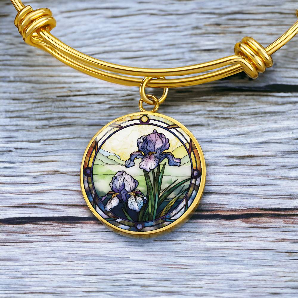 Purple Iris Bracelet