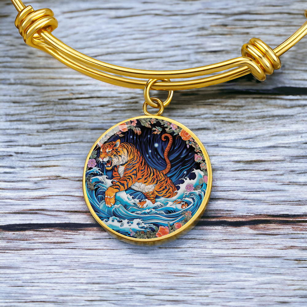 Year of the Tiger Bracelet - Chinese Zodiac Animal Pendant Jewelry