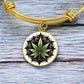 Marijuana Leaf Bracelet