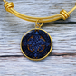 Blue Celtic Knot Bracelet - Romantic Pendant Jewelry