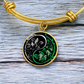 Lily of the Valley Bracelet - May Yin Yang Birth Flower Jewelry