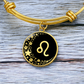 Leo Zodiac Pendant Bracelet