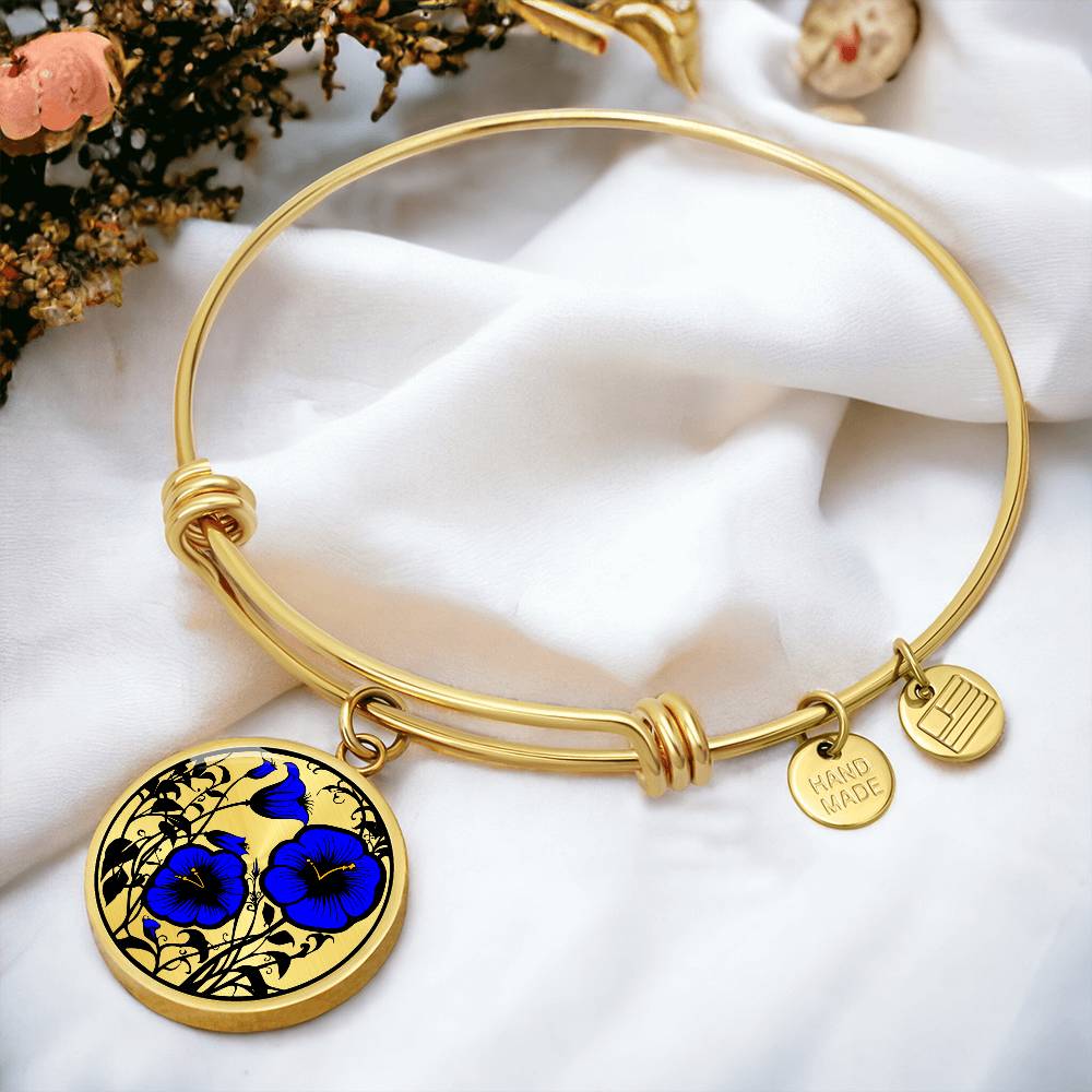 Blue Morning Glory Bracelet