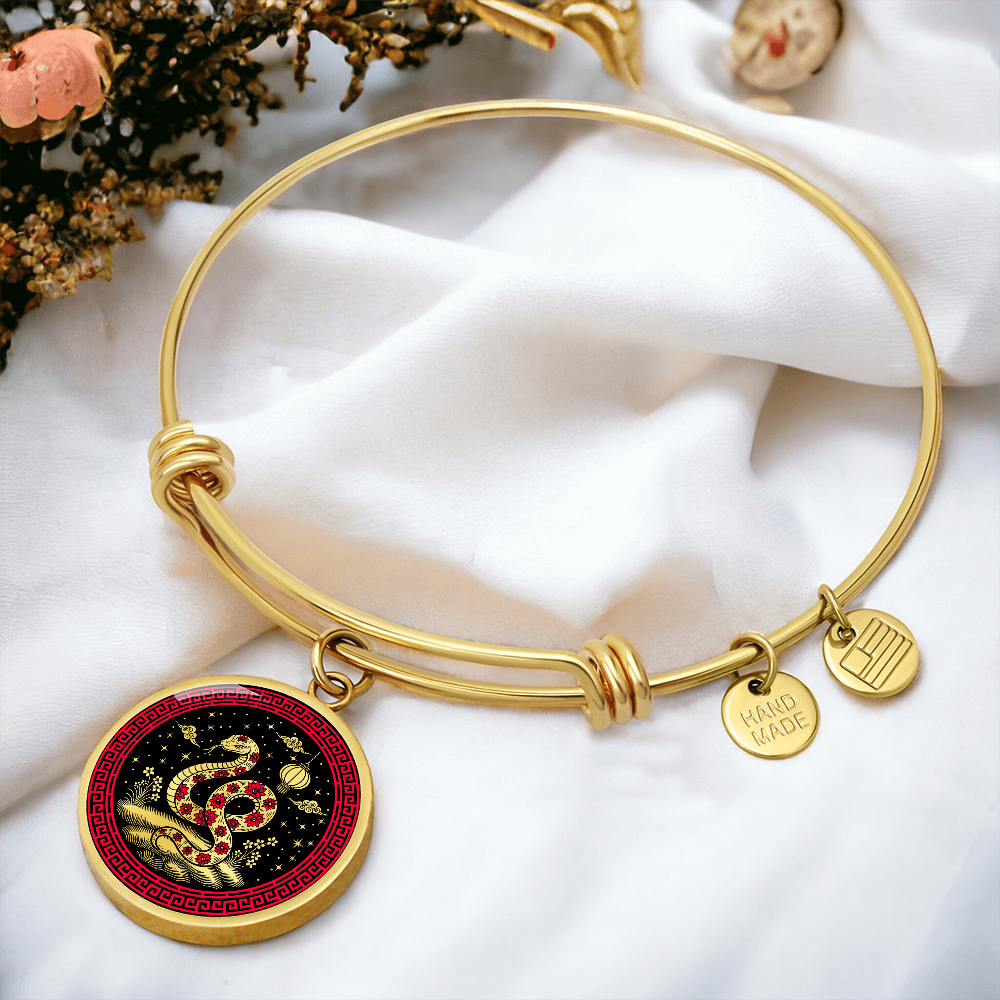 Snake Bracelet - Chinese Zodiac Charm Pendant