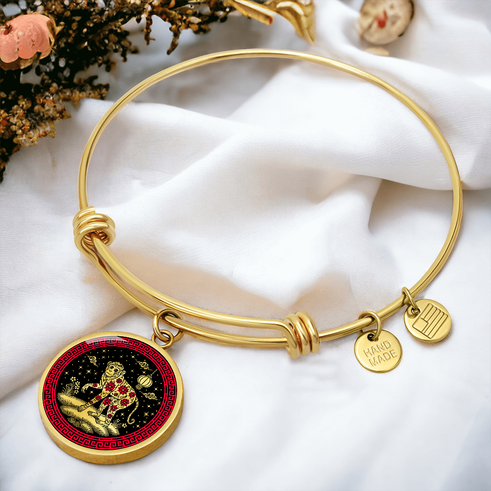 Monkey Bracelet Chinese Zodiac Animal Pendant Jewelry