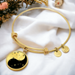 Gemini Yin Yang Pendant Bracelet - Zodiac Constellation Jewelry