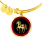 Horse Bracelet Chinese Zodiac Animal Pendant Jewelry