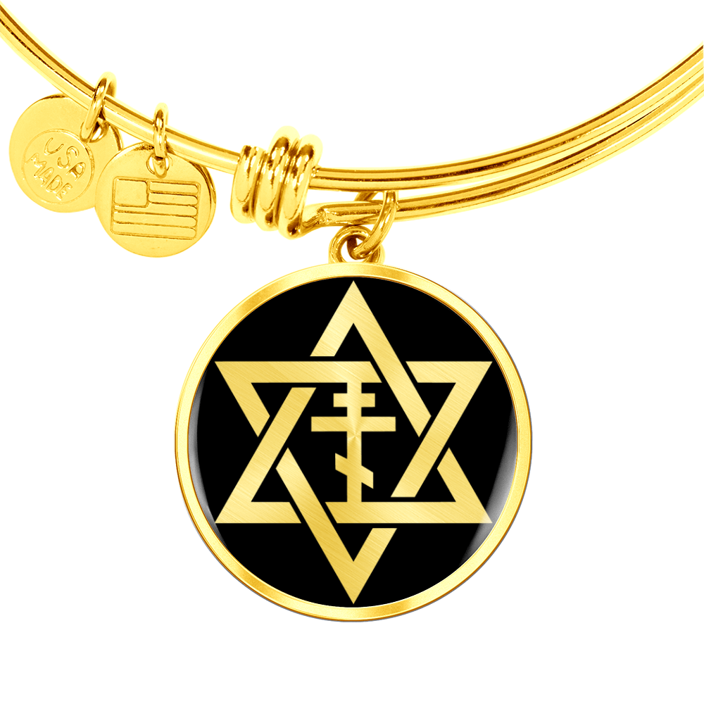 Star of David & Orthodox Cross Bracelet