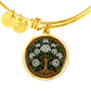Celtic Tree of Life Pendant Bracelet - Hawthorn May Birth Flower Jewelry