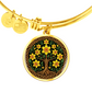 Celtic Tree of Life Pendant Bracelet - Jonquil March Birth Flower Jewelry