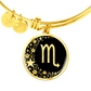Scorpio Zodiac Pendant Bracelet