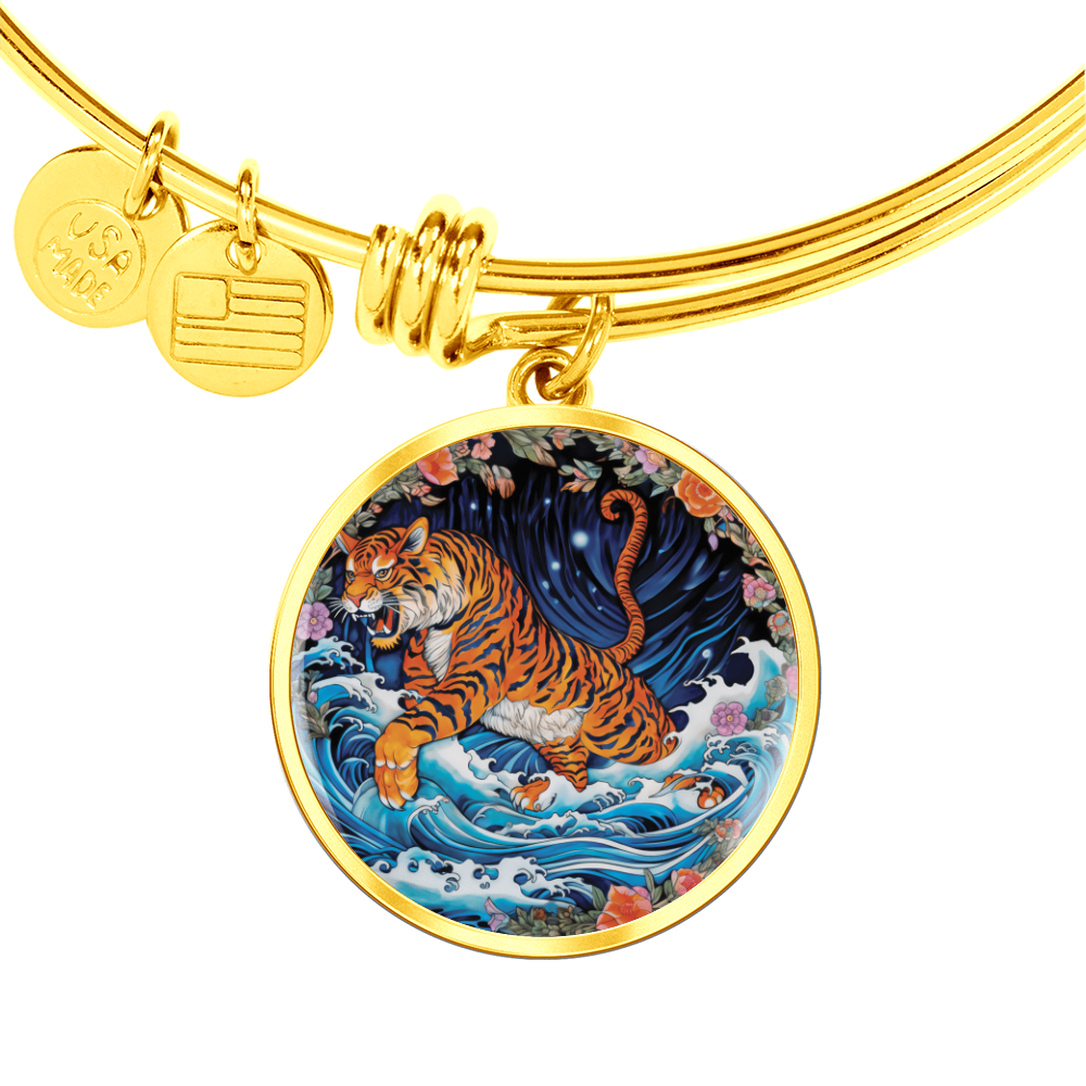 Year of the Tiger Bracelet - Chinese Zodiac Animal Pendant Jewelry