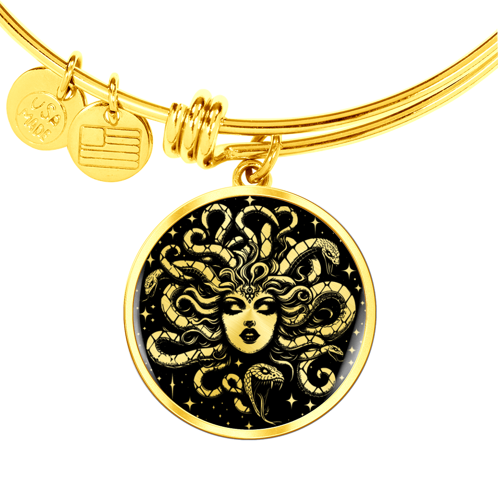 Medusa Pendant Bracelet – Stainless Steel or 18K Gold
