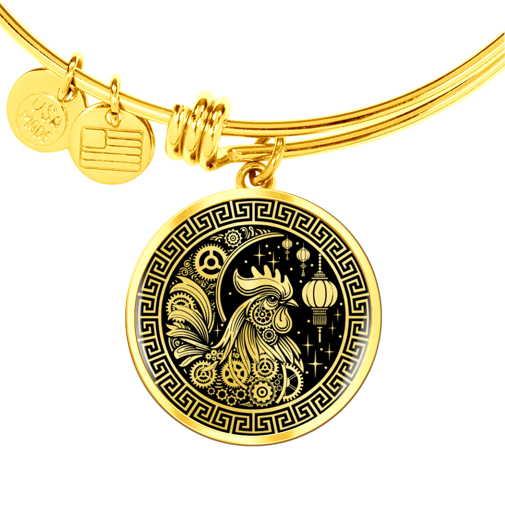 Rooster Bracelet - Chinese Zodiac Charm Pendant Jewelry