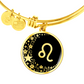 Leo Zodiac Pendant Bracelet