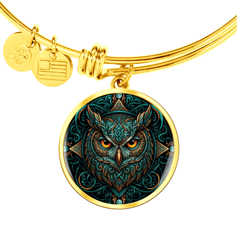 Celtic Owl Bracelet – Symbolizing Wisdom and Spiritual Guidance
