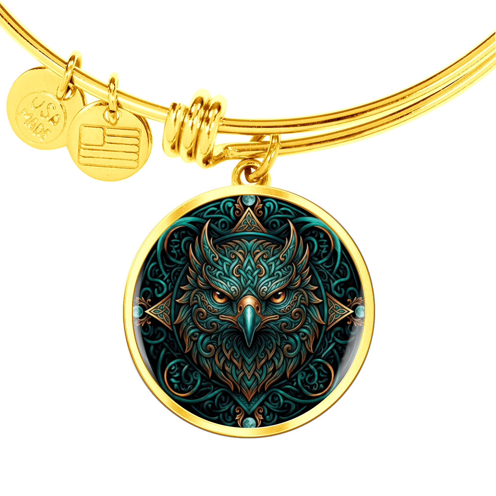 Celtic Hawk Bracelet – Symbolizing Vision and Spiritual Guidance