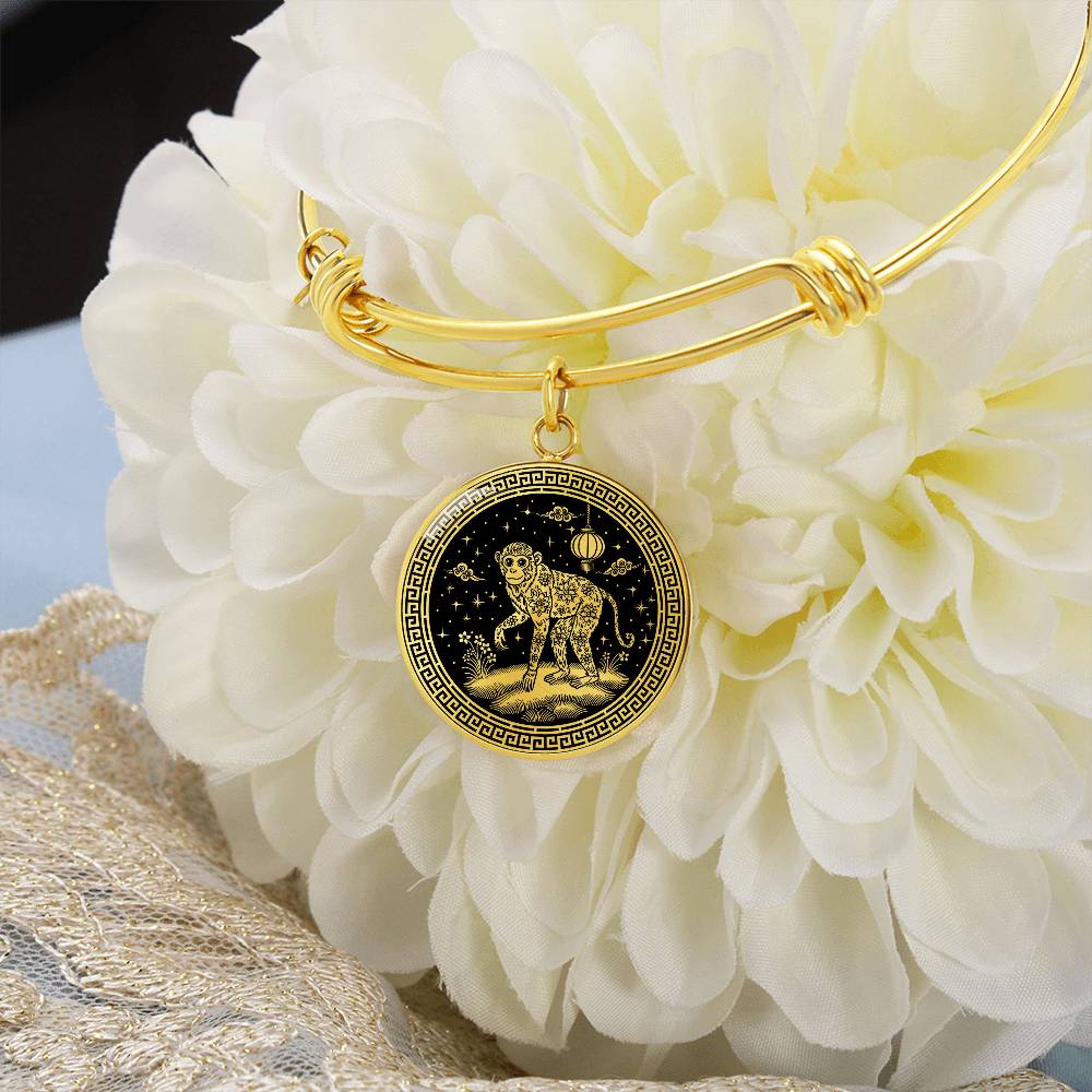 Monkey Bracelet Chinese Zodiac Animal Pendant Jewelry