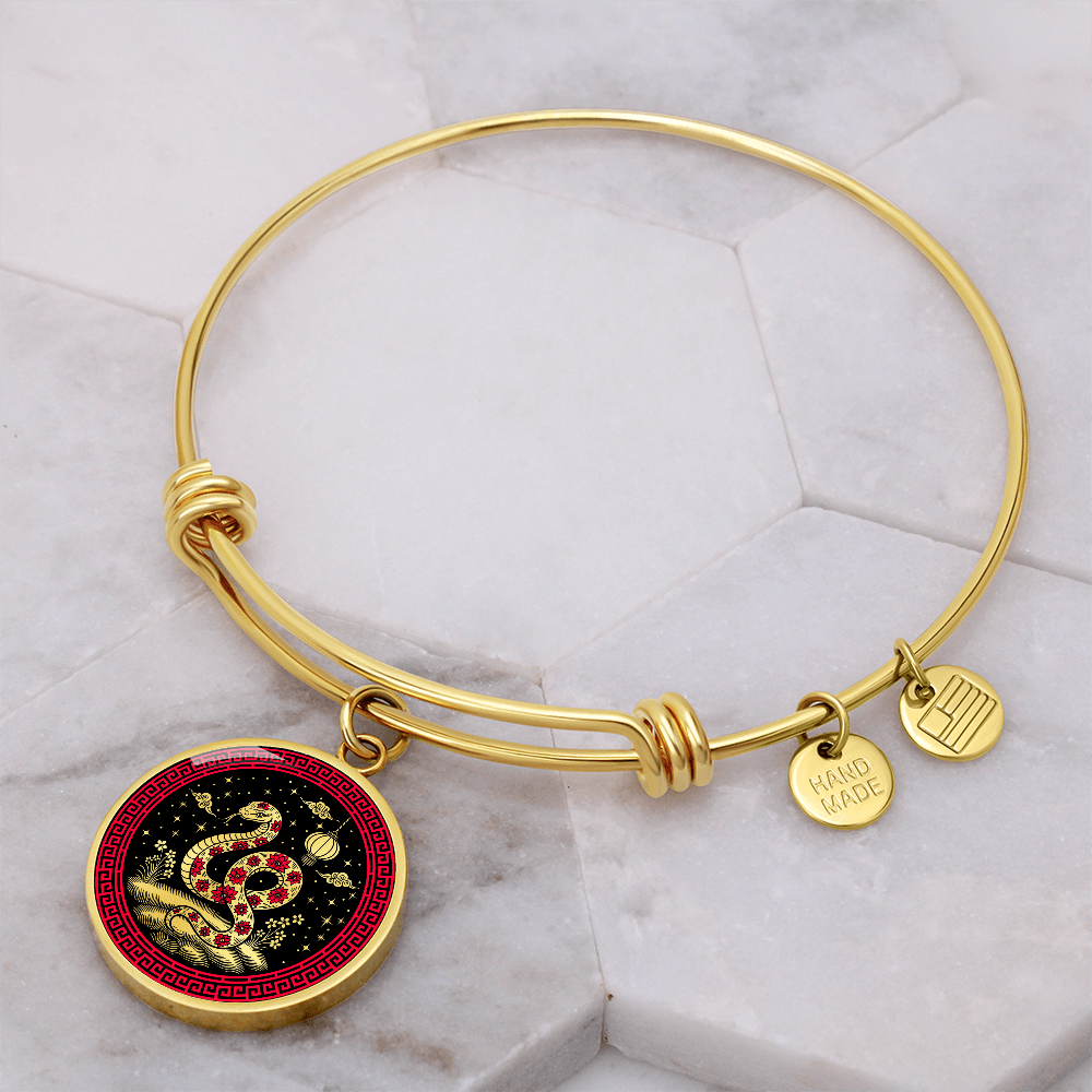 Snake Bracelet - Chinese Zodiac Charm Pendant