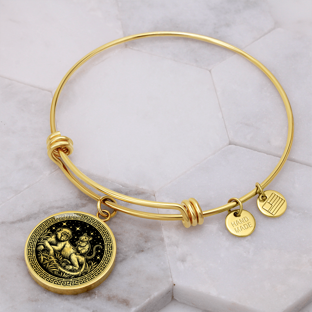 Monkey & Rat Bracelet - Couples Chinese Zodiac Animal Pendant Jewelry