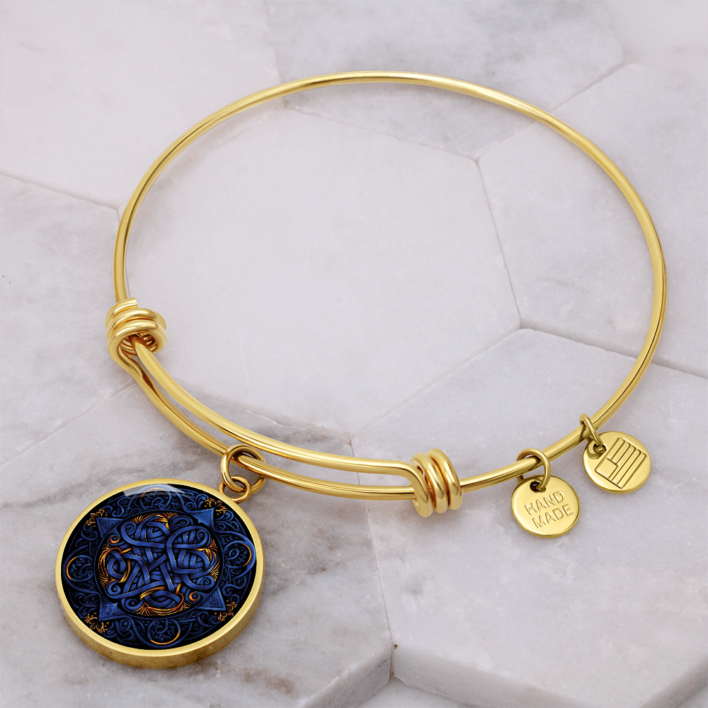Blue Celtic Knot Bracelet - Romantic Pendant Jewelry