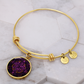 Purple Celtic Knot Bracelet - Romantic Pendant Jewelry
