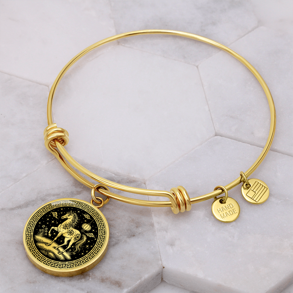 Horse Bracelet Chinese Zodiac Pendant Jewelry