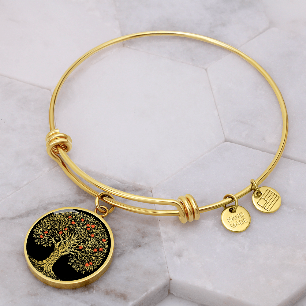 Orange Tree Bracelet - Symbolic Charm Pendant Jewelry