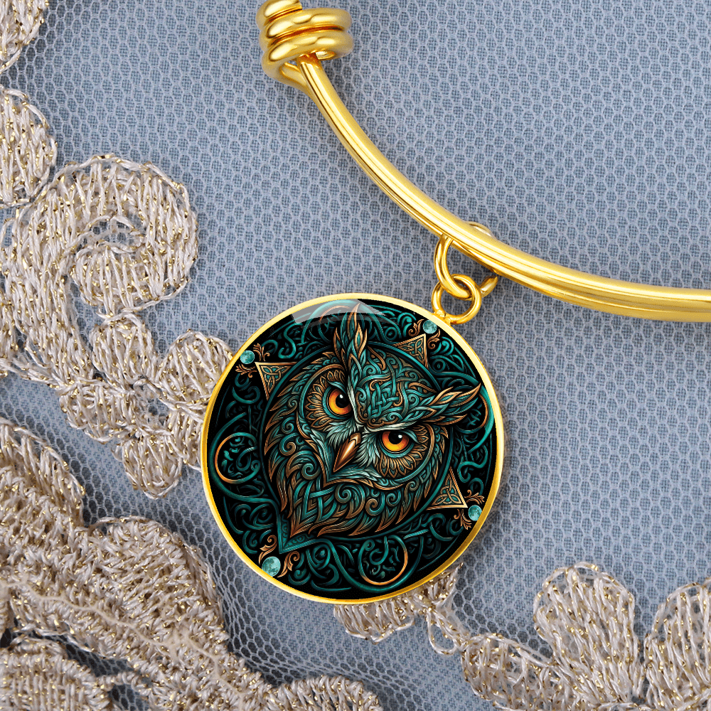 Celtic Owl Bracelet – Symbolizing Wisdom and Spiritual Guidance