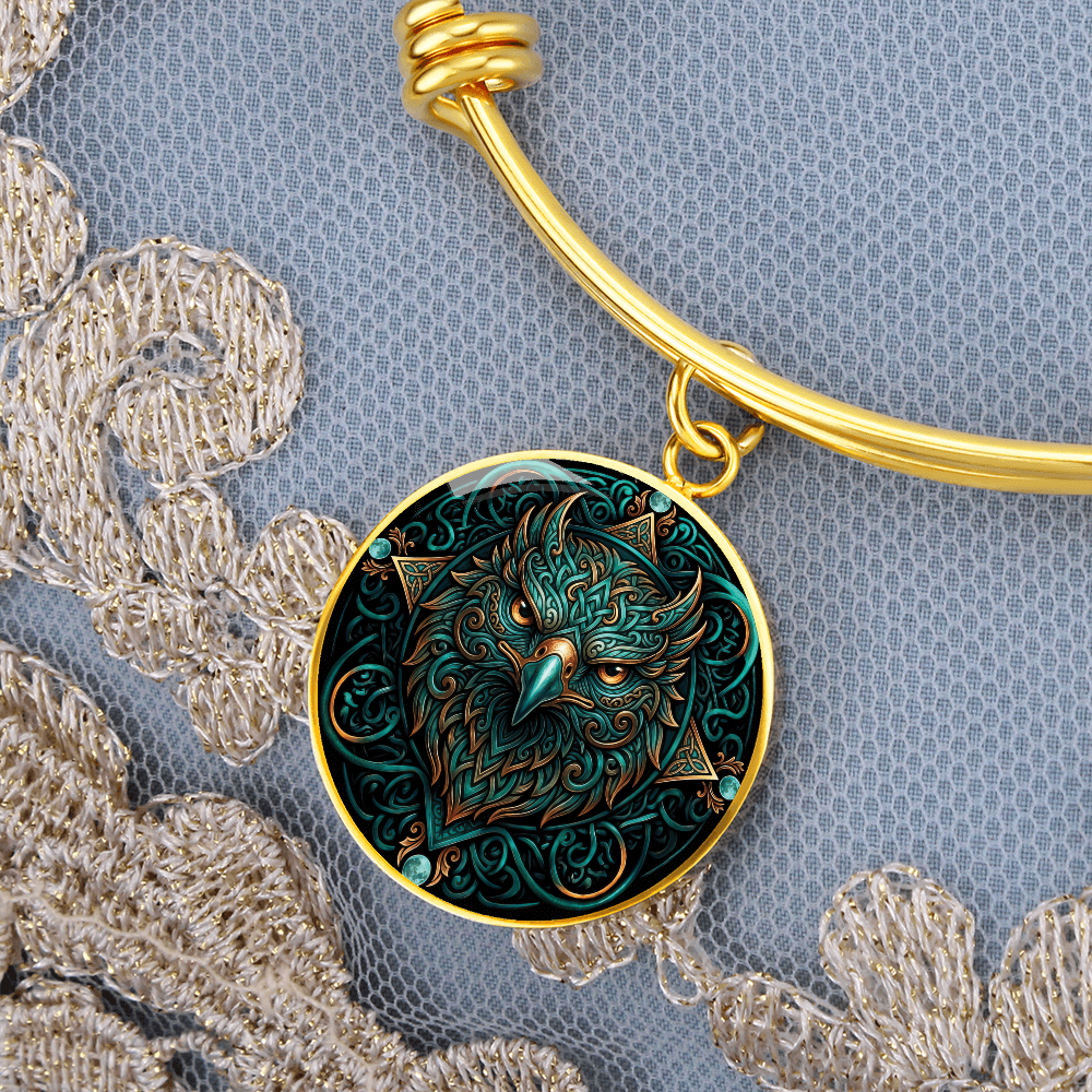 Celtic Hawk Bracelet – Symbolizing Vision and Spiritual Guidance