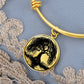 Engraved Weeping Willow Tree Bracelet
