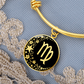Virgo Zodiac Pendant Bracelet
