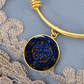 Blue Celtic Knot Bracelet - Romantic Pendant Jewelry