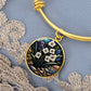 Gladiolus August Flower Bracelet
